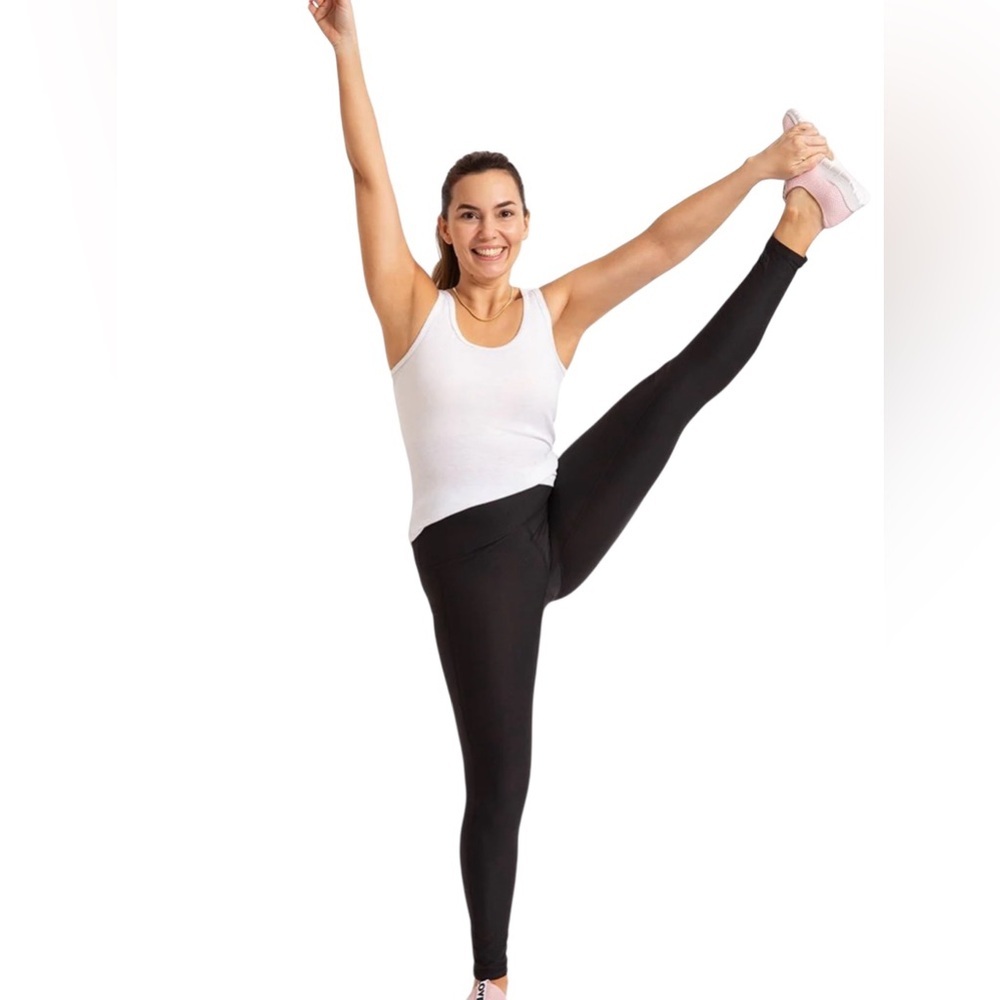 NWT Shapemint Black High Waisted Shaping Leggings size extra large - Picture 2 of 8